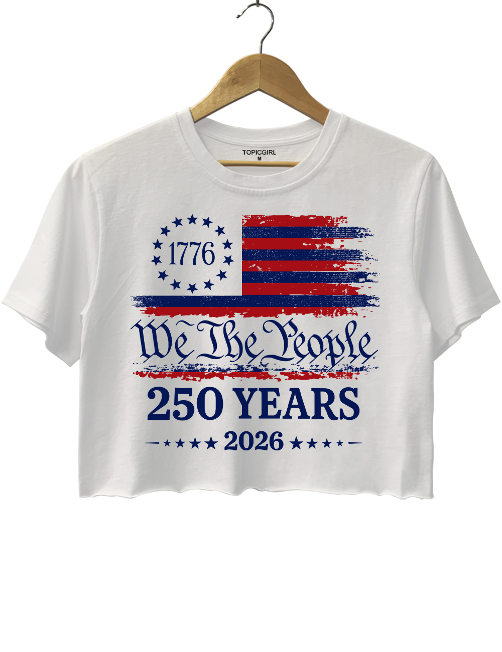 We The People US 250 Years Crop Top