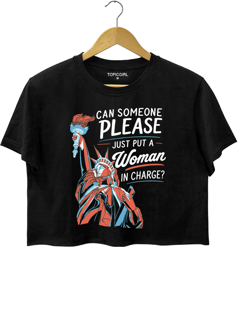 Feminist 4th of July Crop Top