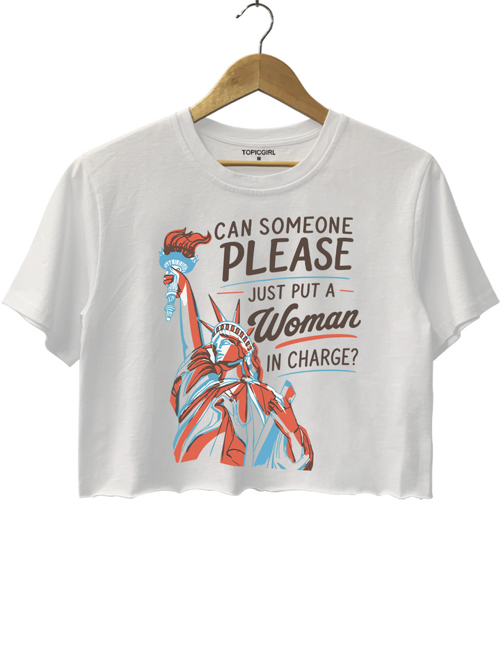 Feminist 4th of July Crop Top