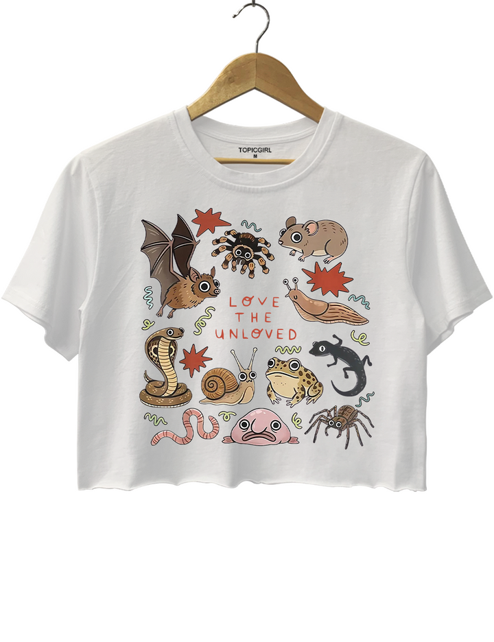Love The Unloved Cute Weird Animal Crop Top