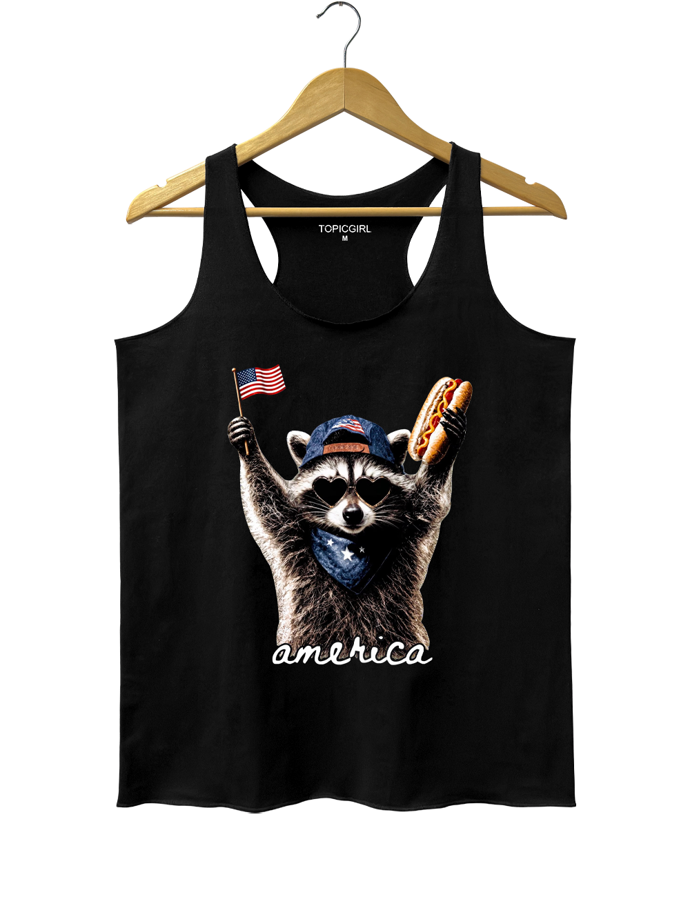 Feral &amp;amp; Free Racoon Tank Top