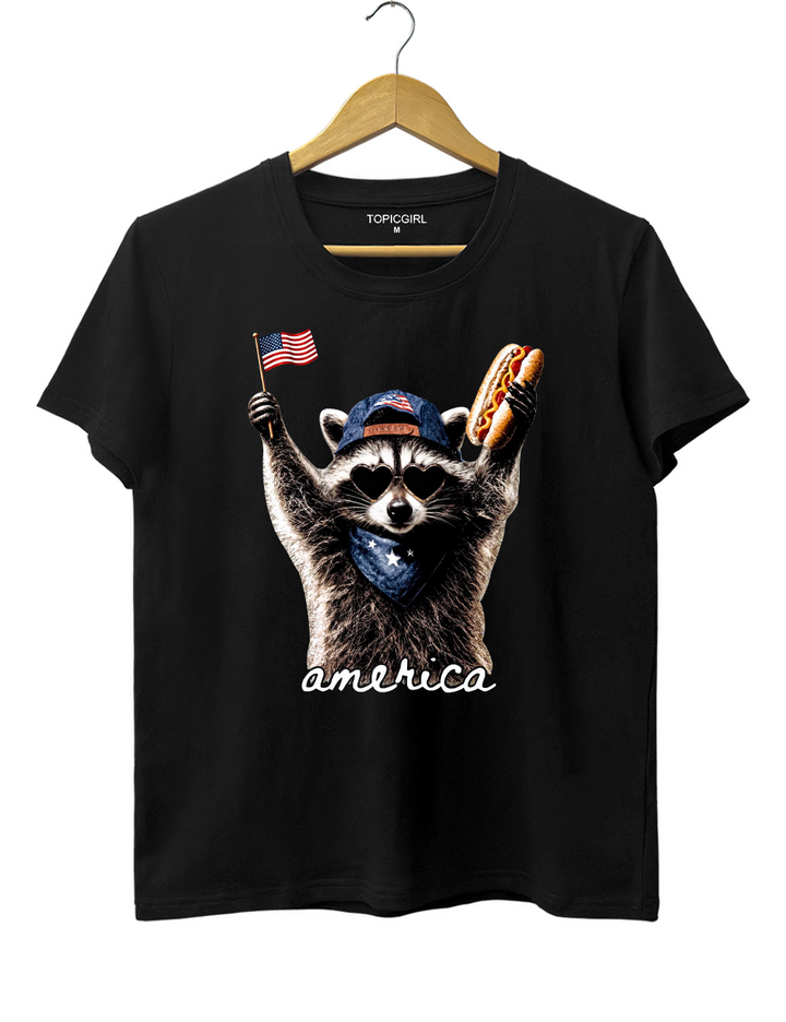 Feral &amp;amp; Free Racoon Tee