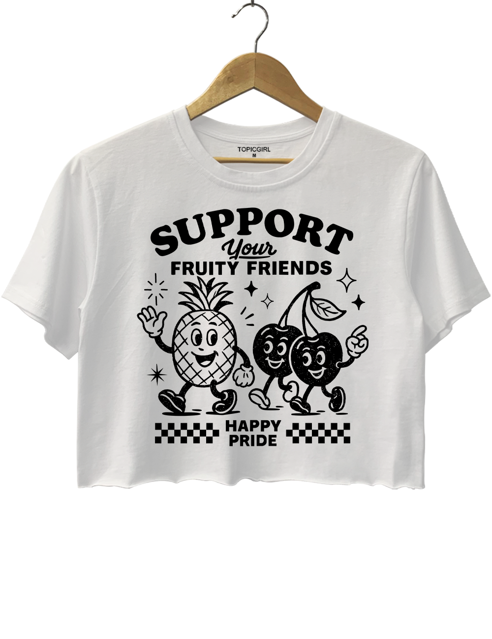 Fruity Friends LGBTQIA Pride Crop Top