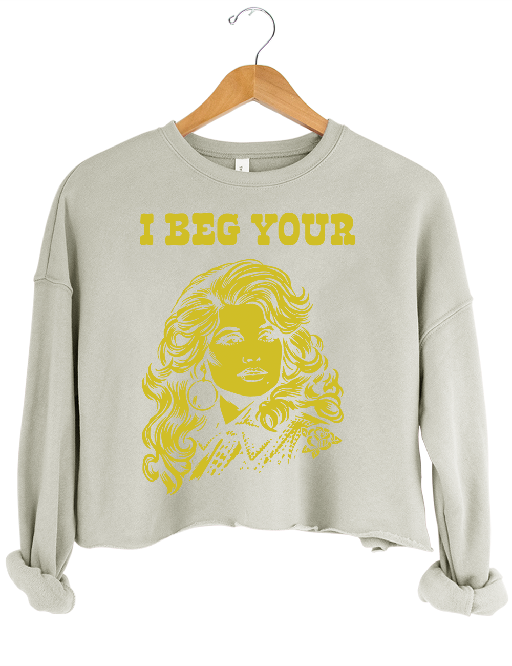 I Beg Your Parton Crop Sweatshirt