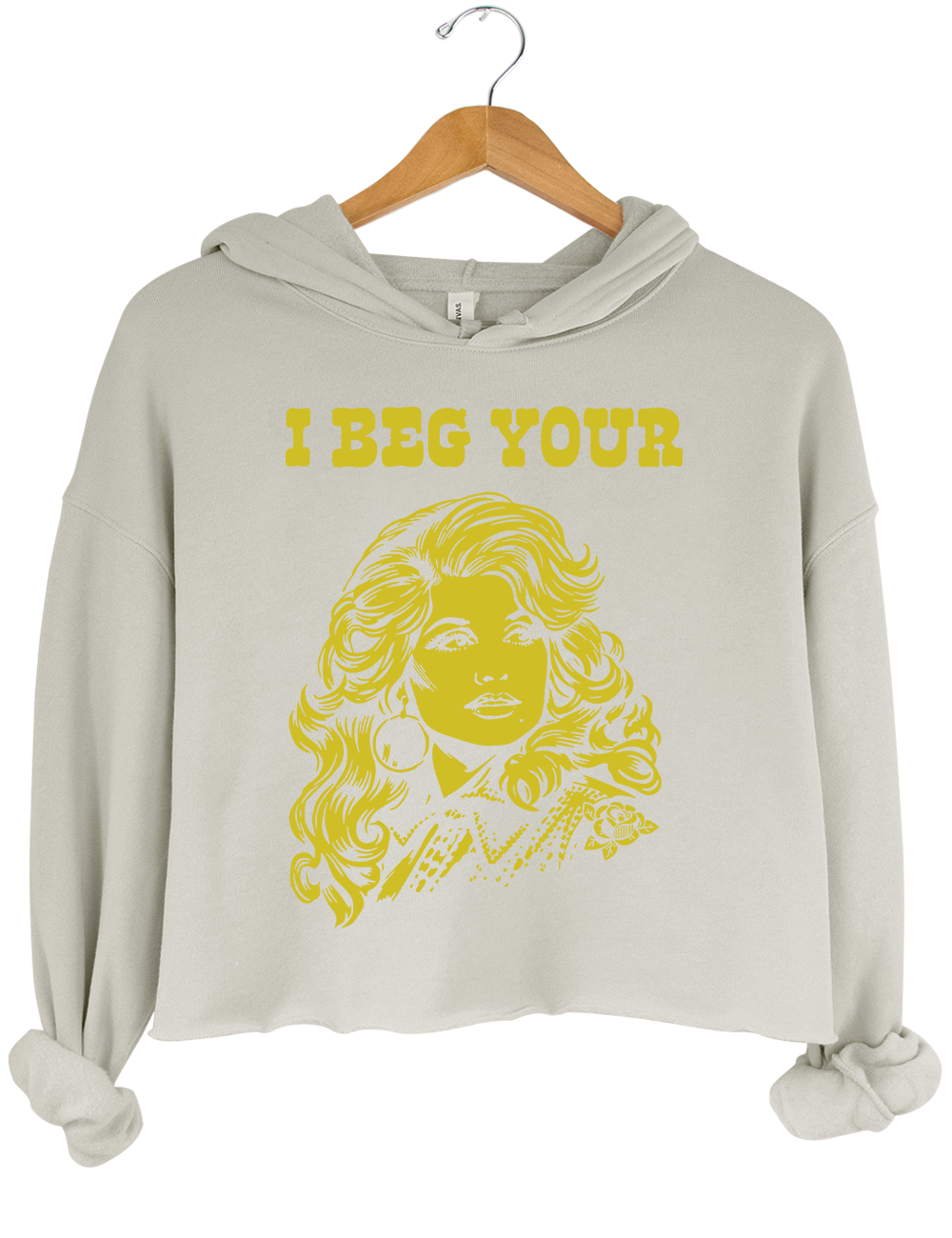 I Beg Your Parton Crop Hoodie