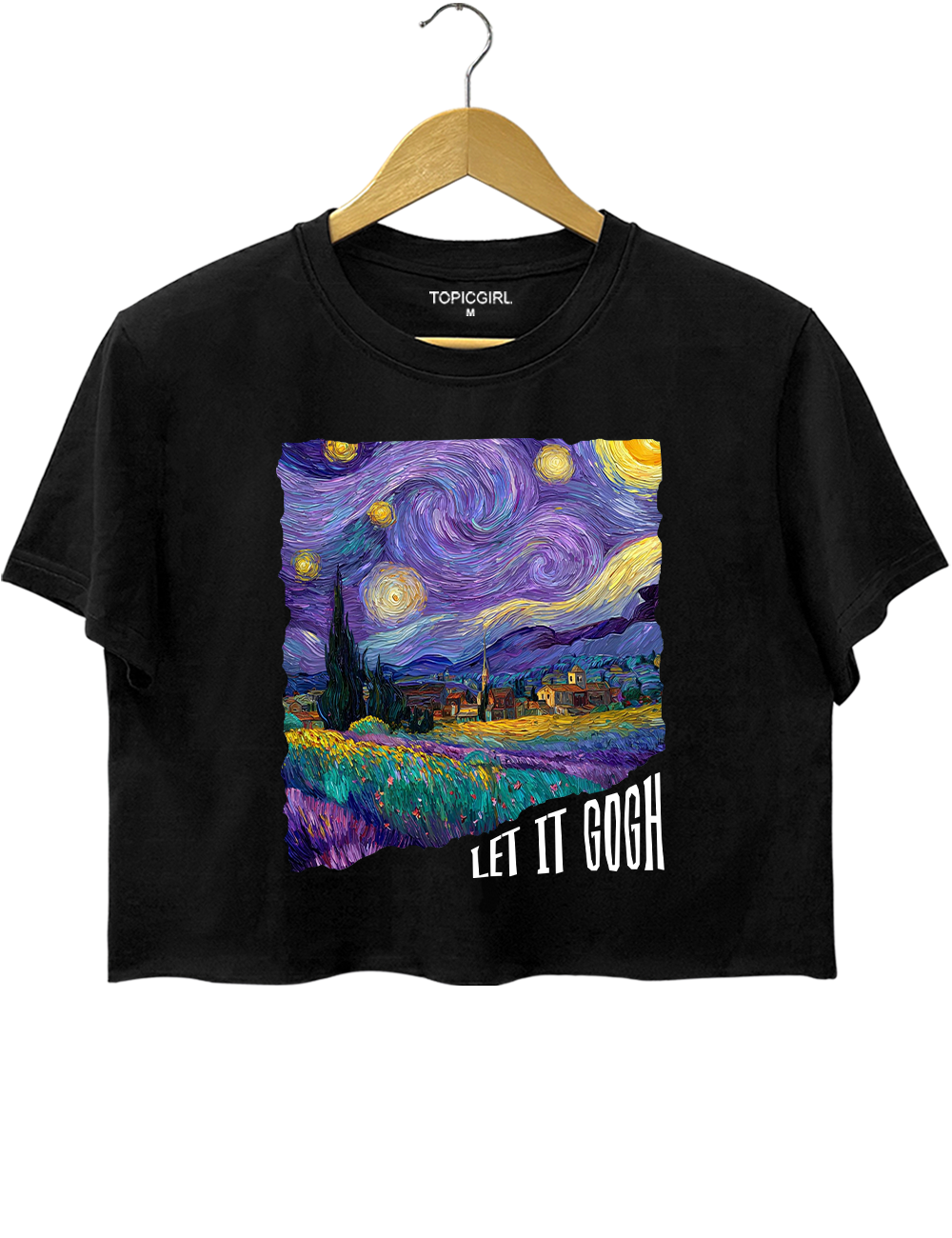 Let It Gogh Crop Top