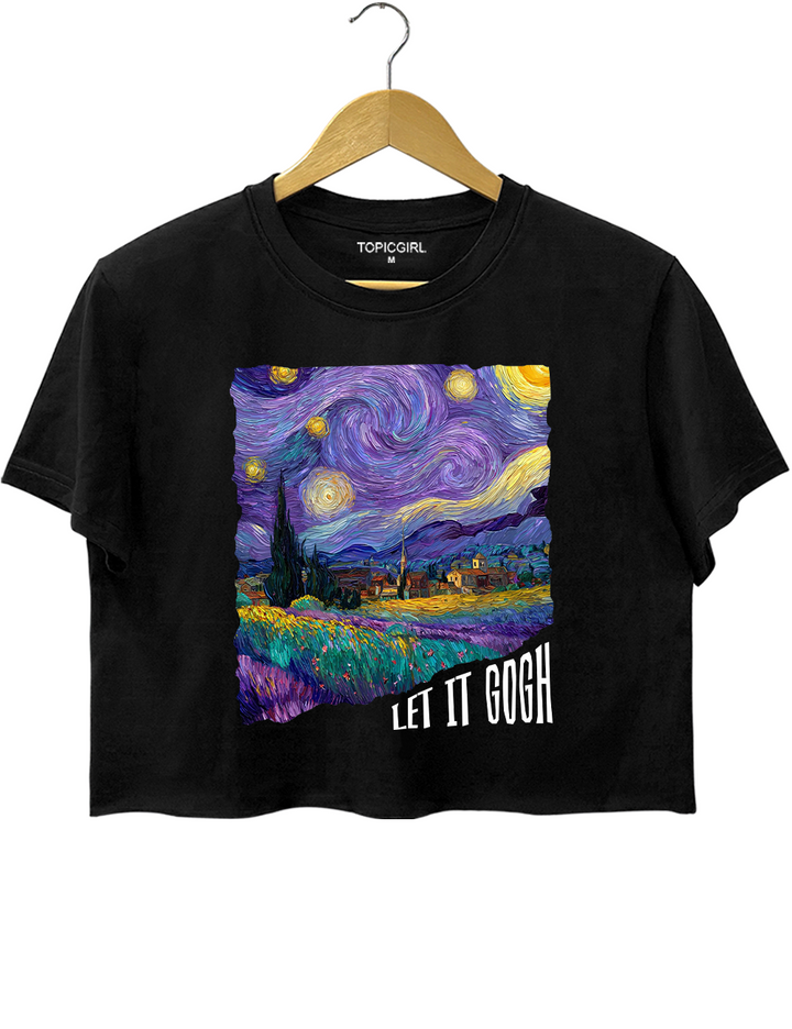 Let It Gogh Crop Top