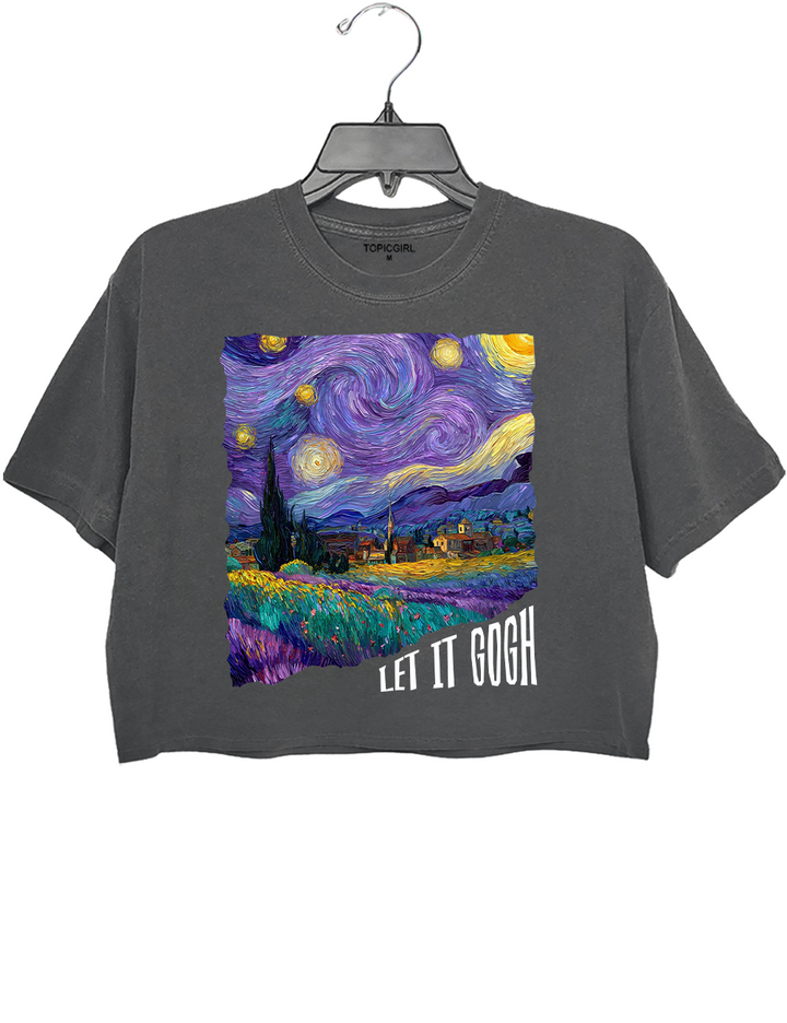 Let It Gogh Crop Top