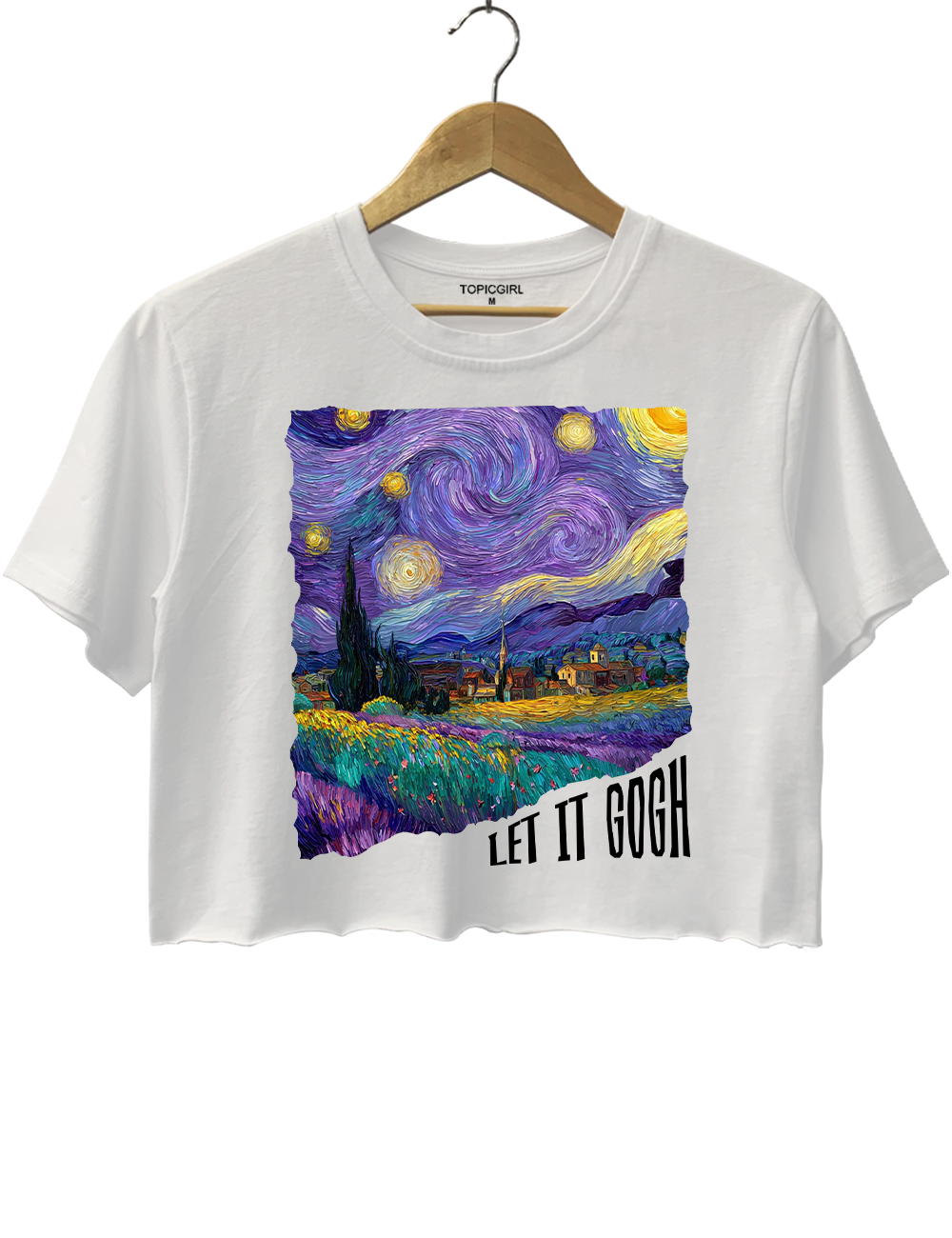 Let It Gogh Crop Top