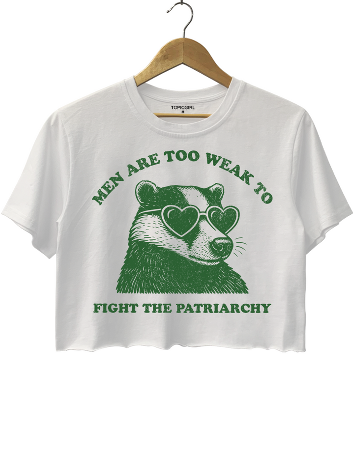 Feminist Badger Crop Top