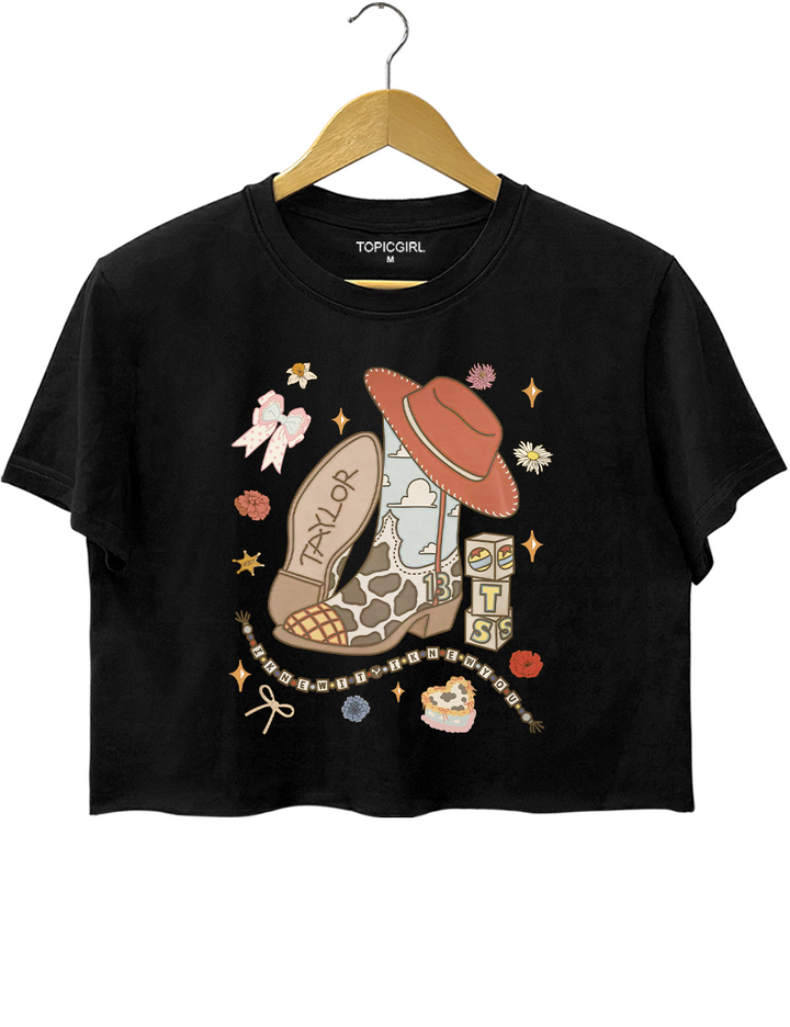 I Knew It I Knew You Toy Story 5 Friendship Crop Top