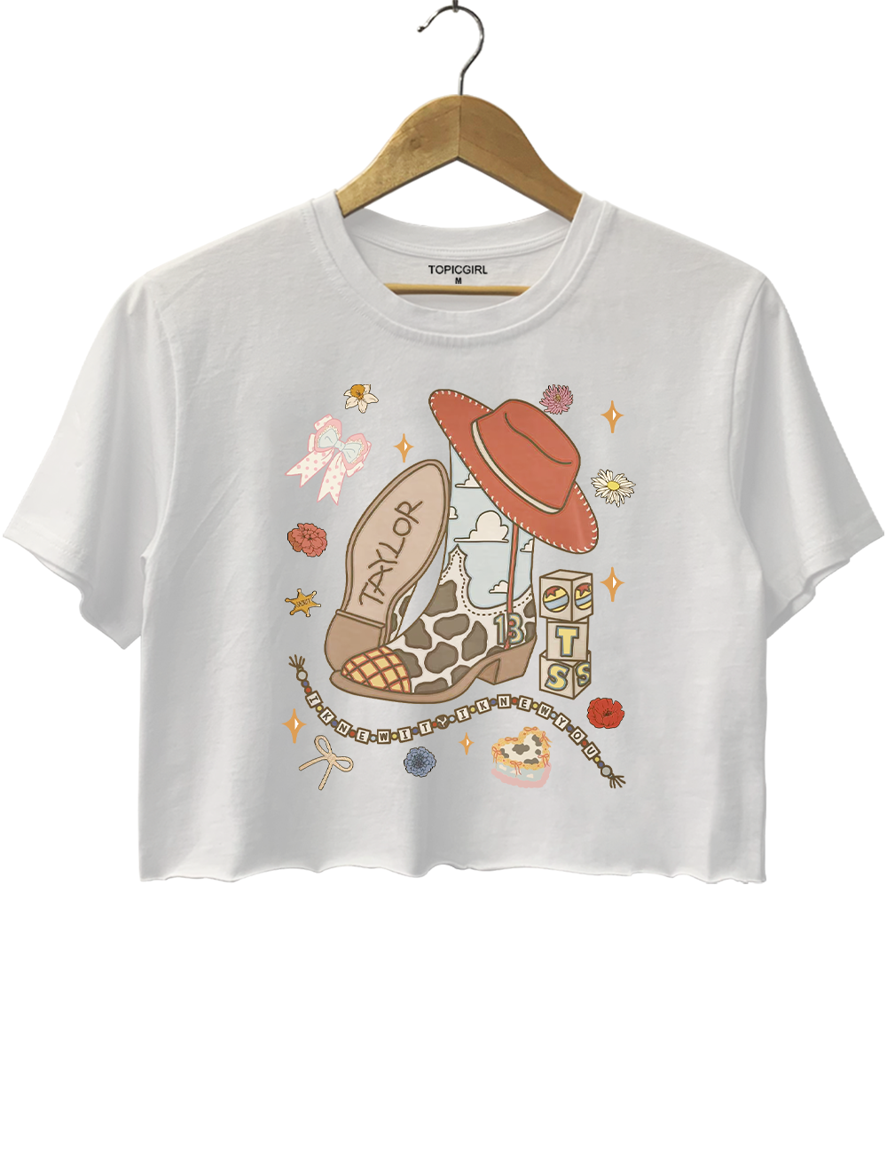 I Knew It I Knew You Toy Story 5 Friendship Crop Top