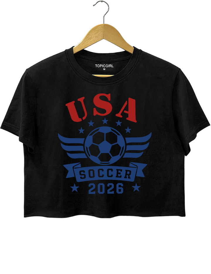 2026 Soccer Match Day Crop Top