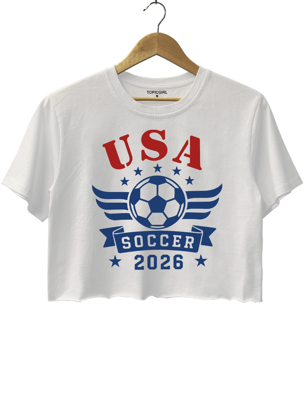 2026 Soccer Match Day Crop Top
