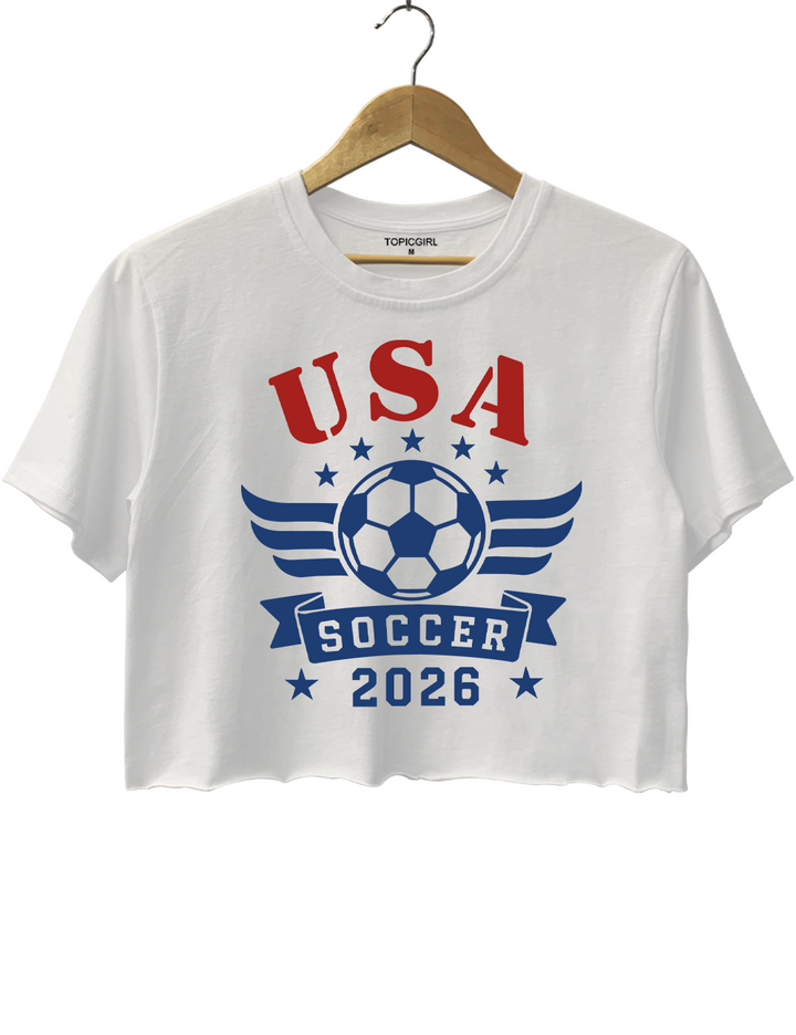 2026 Soccer Match Day Crop Top