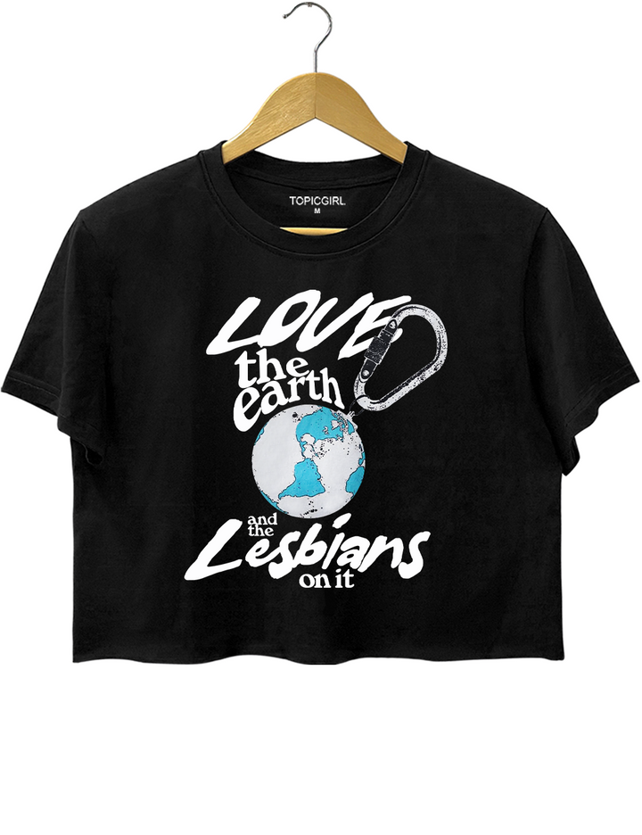 Love the Earth Lesbians Crop Top