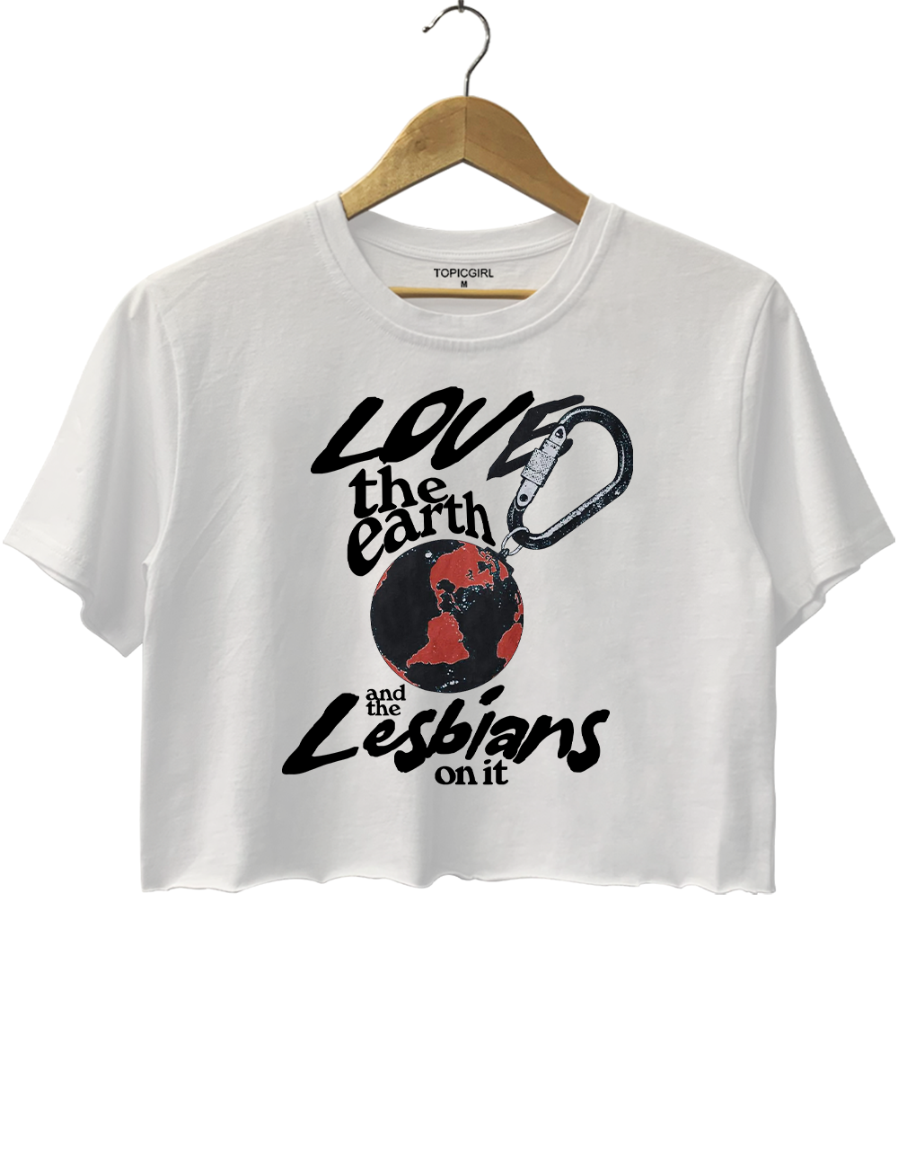Love the Earth Lesbians Crop Top