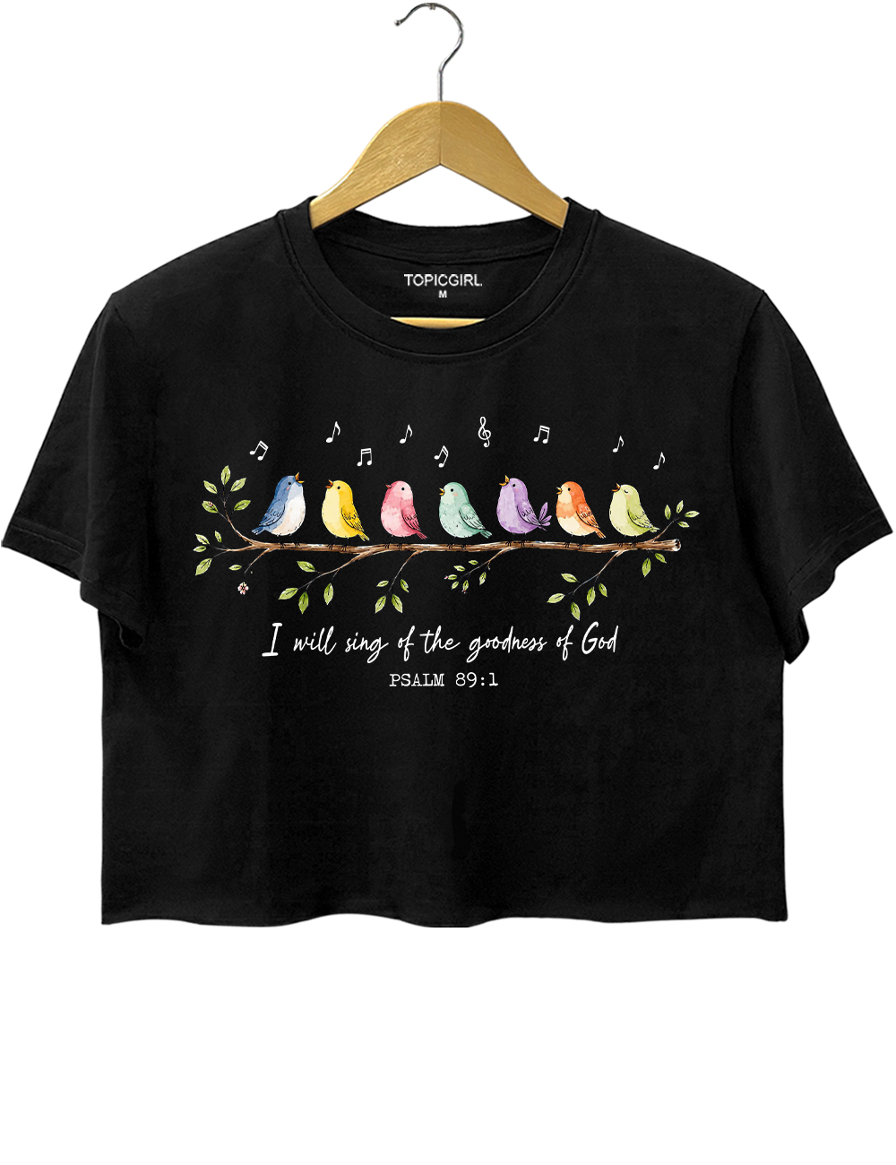 I Will Sing of the Goodness of God Crop Top