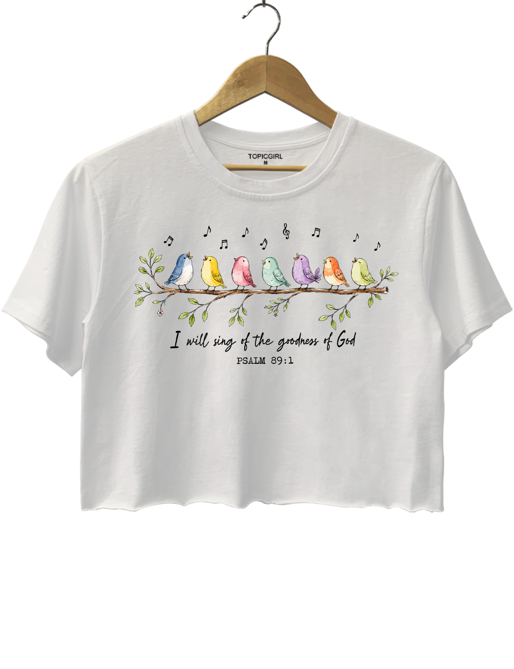 I Will Sing of the Goodness of God Crop Top
