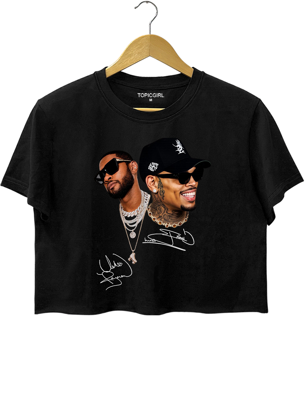 Chris Brown Usher Crop Top