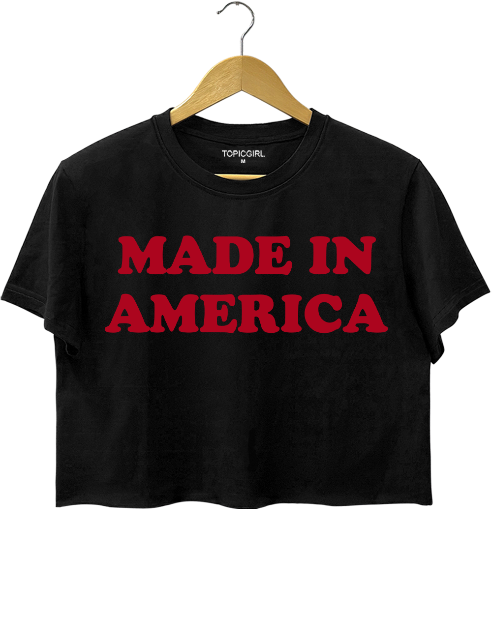 Made In America Crop Top