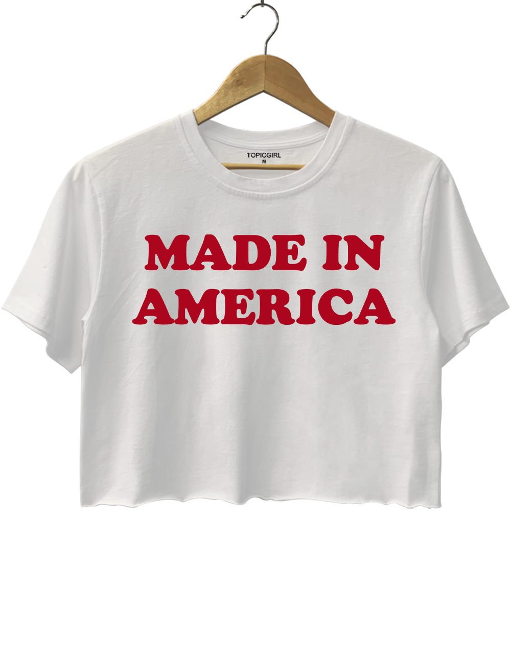Made In America Crop Top