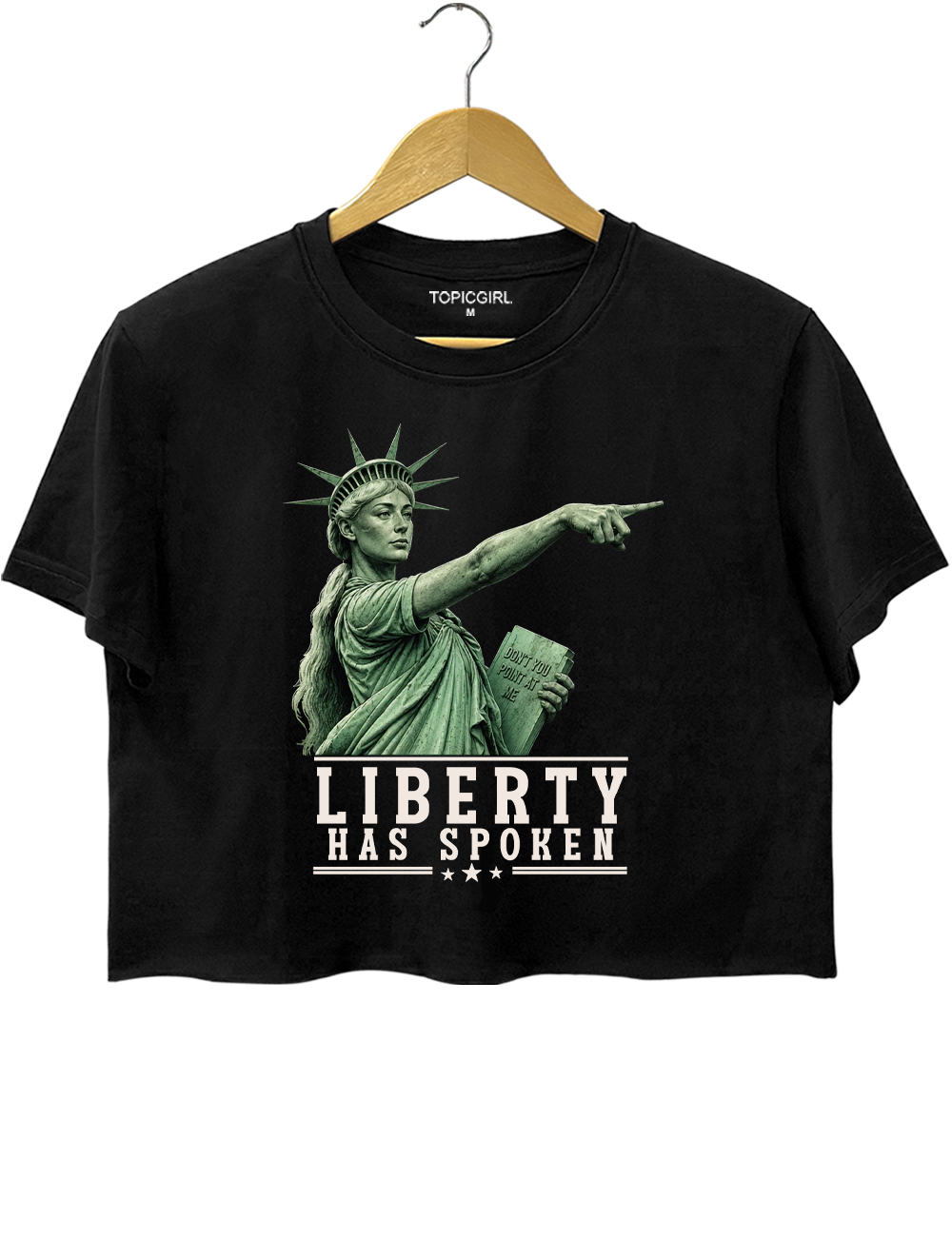 Liberty Has Spoken Crop Top