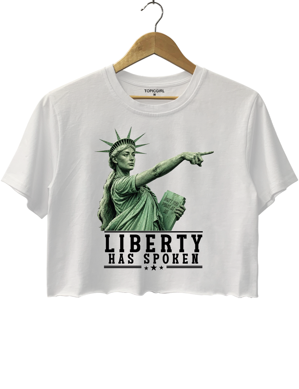 Liberty Has Spoken Crop Top