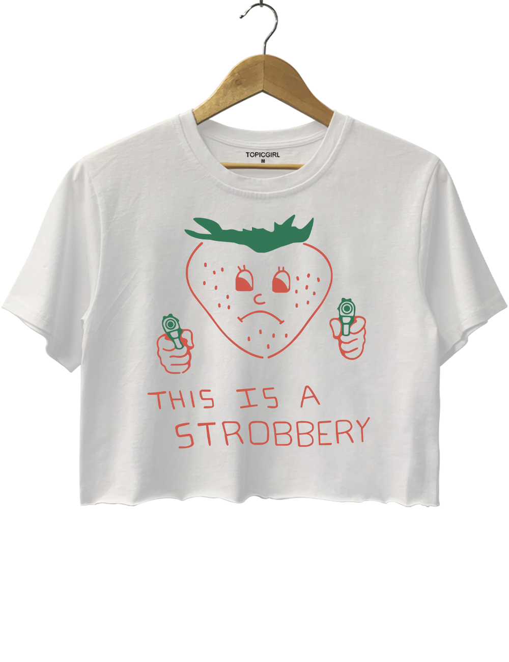 This Is A Strobbery Crop Top