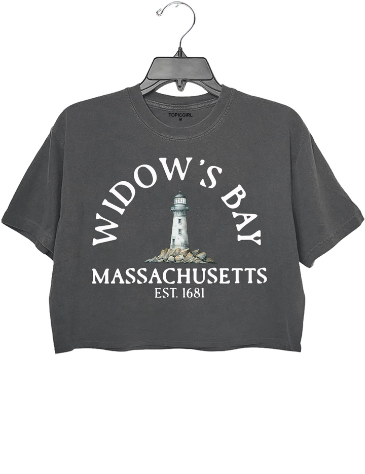 Widows Bay Massachusetts Est.1681 Crop Top