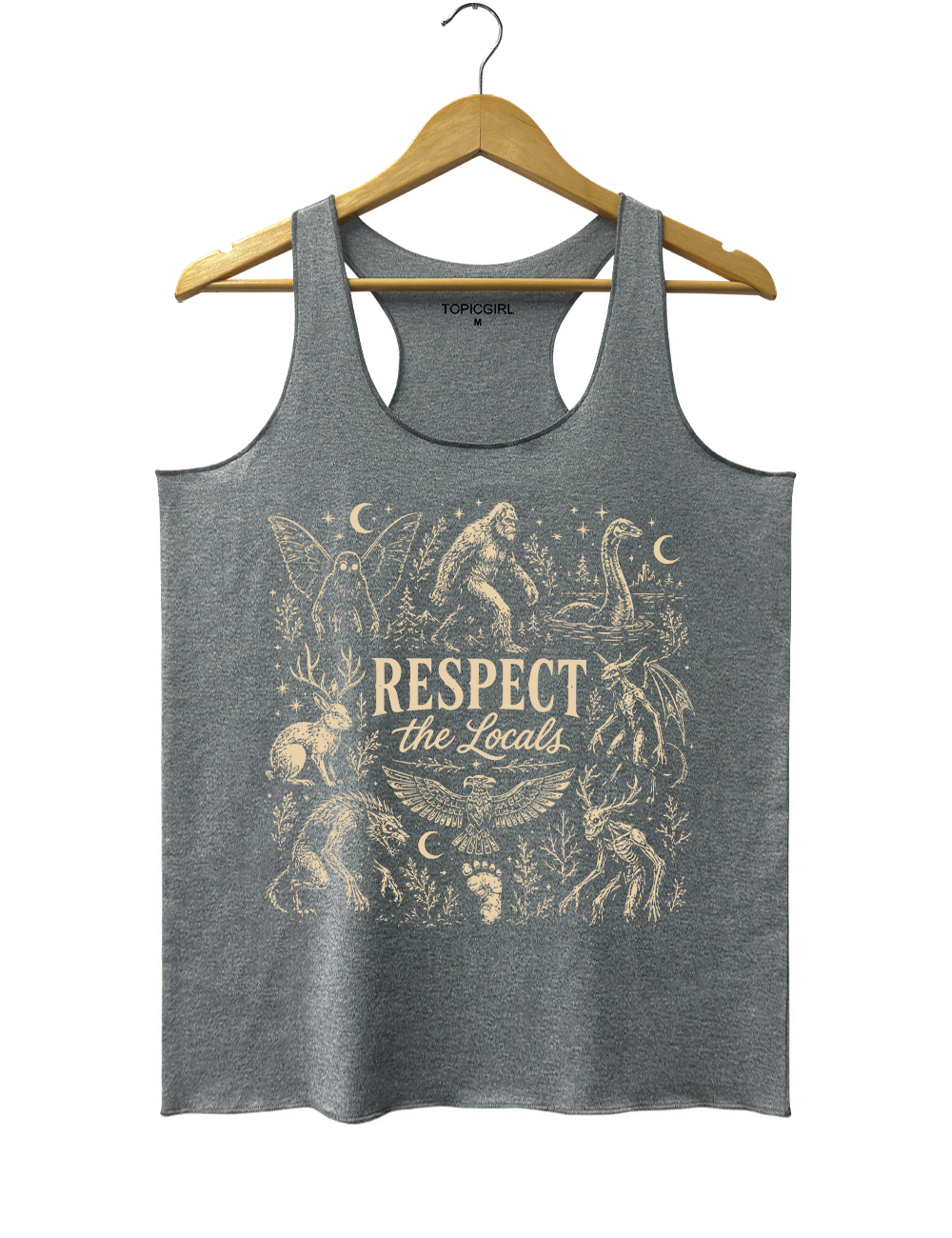Respect The Locals Cryptid Tank Top