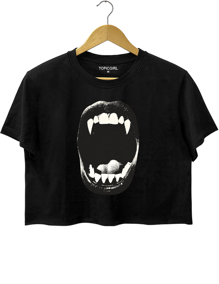 Vampire Bite Crop Top
