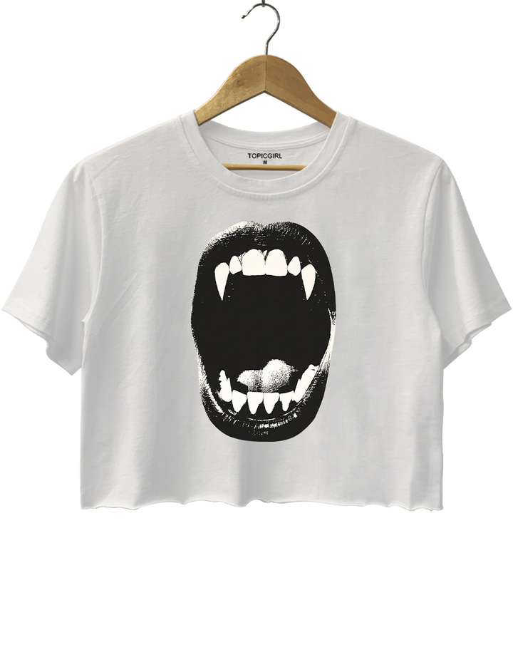 Vampire Bite Crop Top