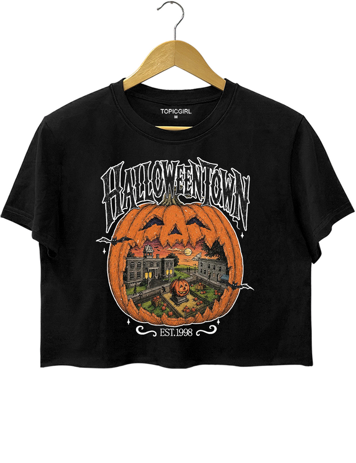 Halloweentown Est 1998 Crop Top
