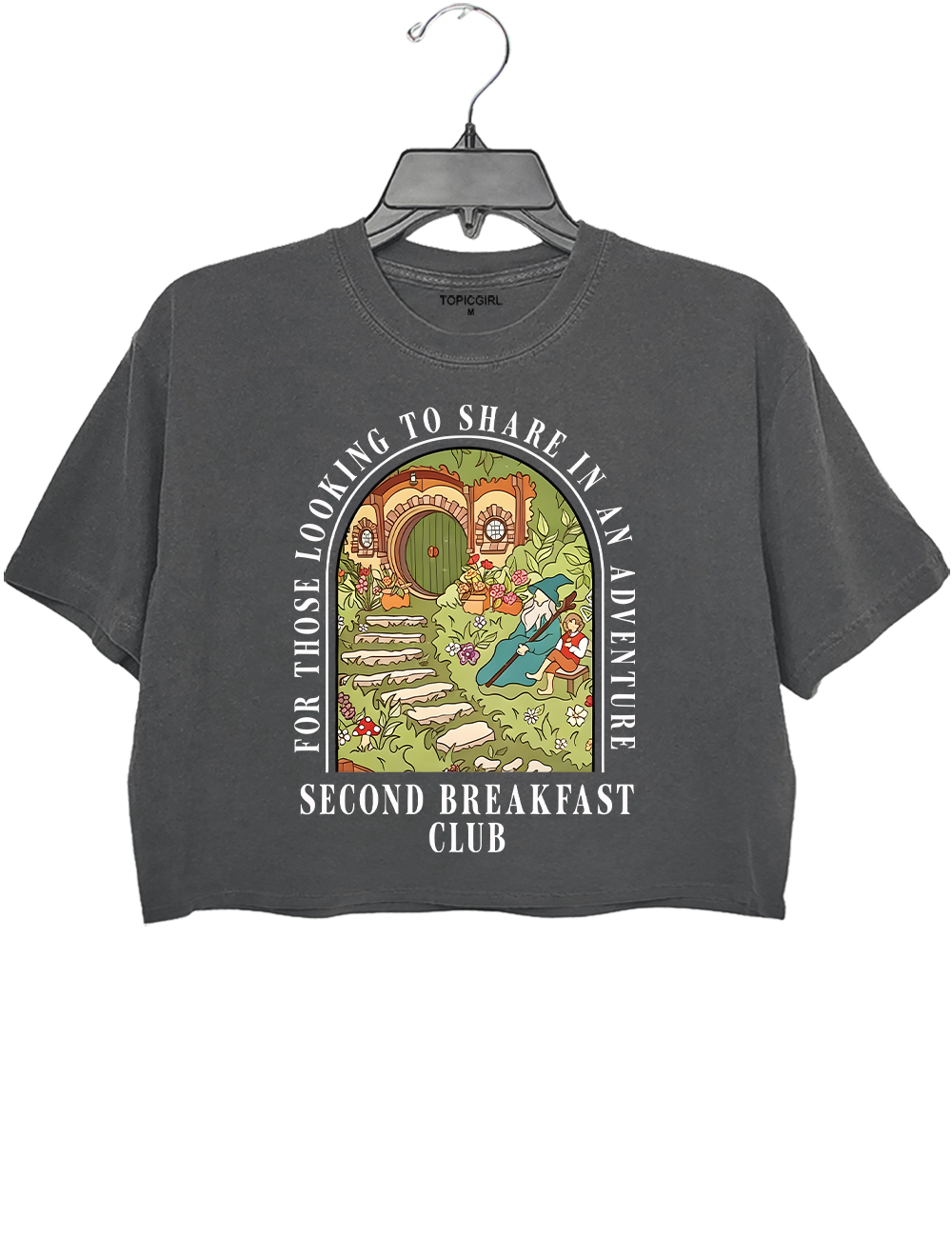 Second Breakfast Club For Those Looking To Share In An Adventure Crop Top