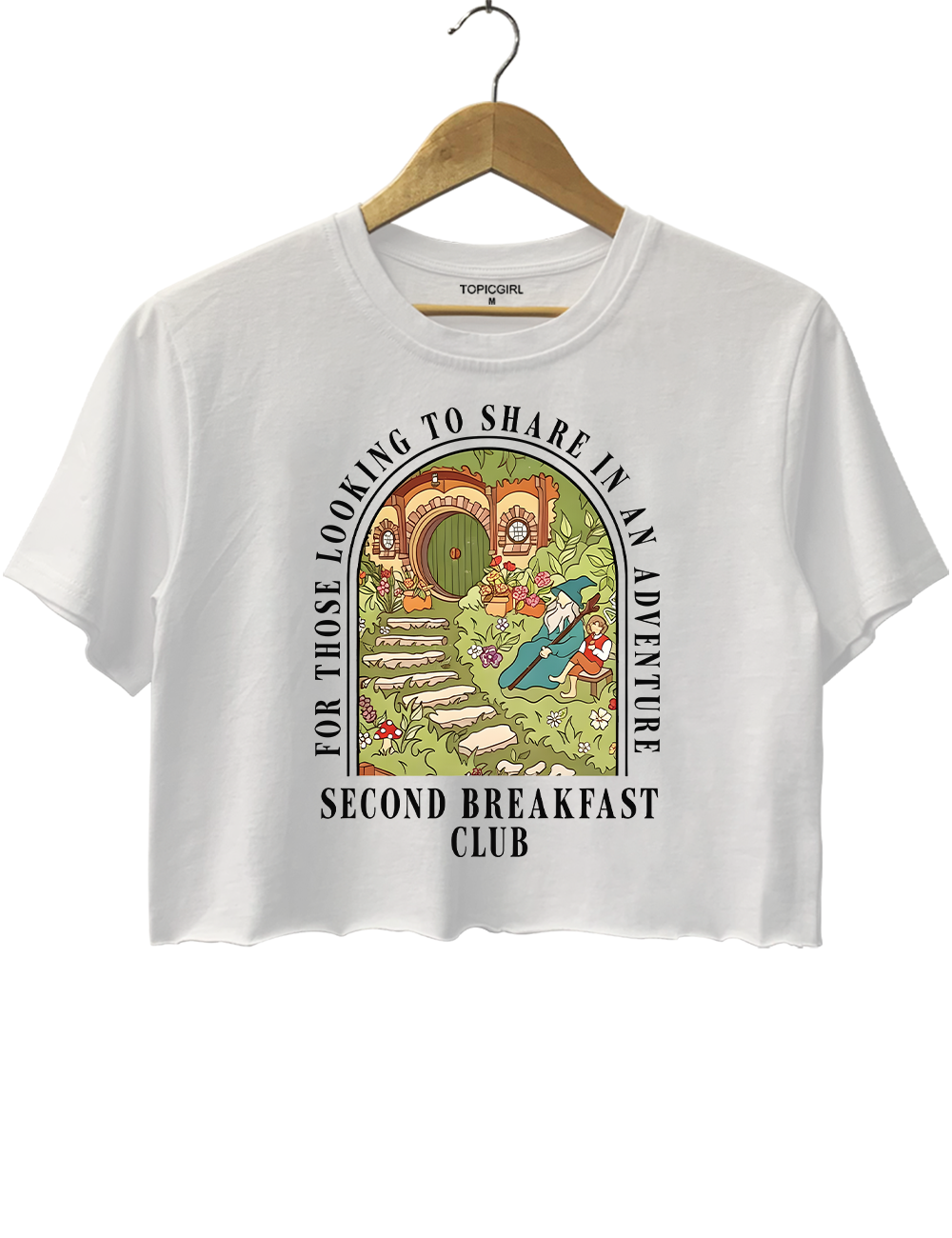 Second Breakfast Club For Those Looking To Share In An Adventure Crop Top