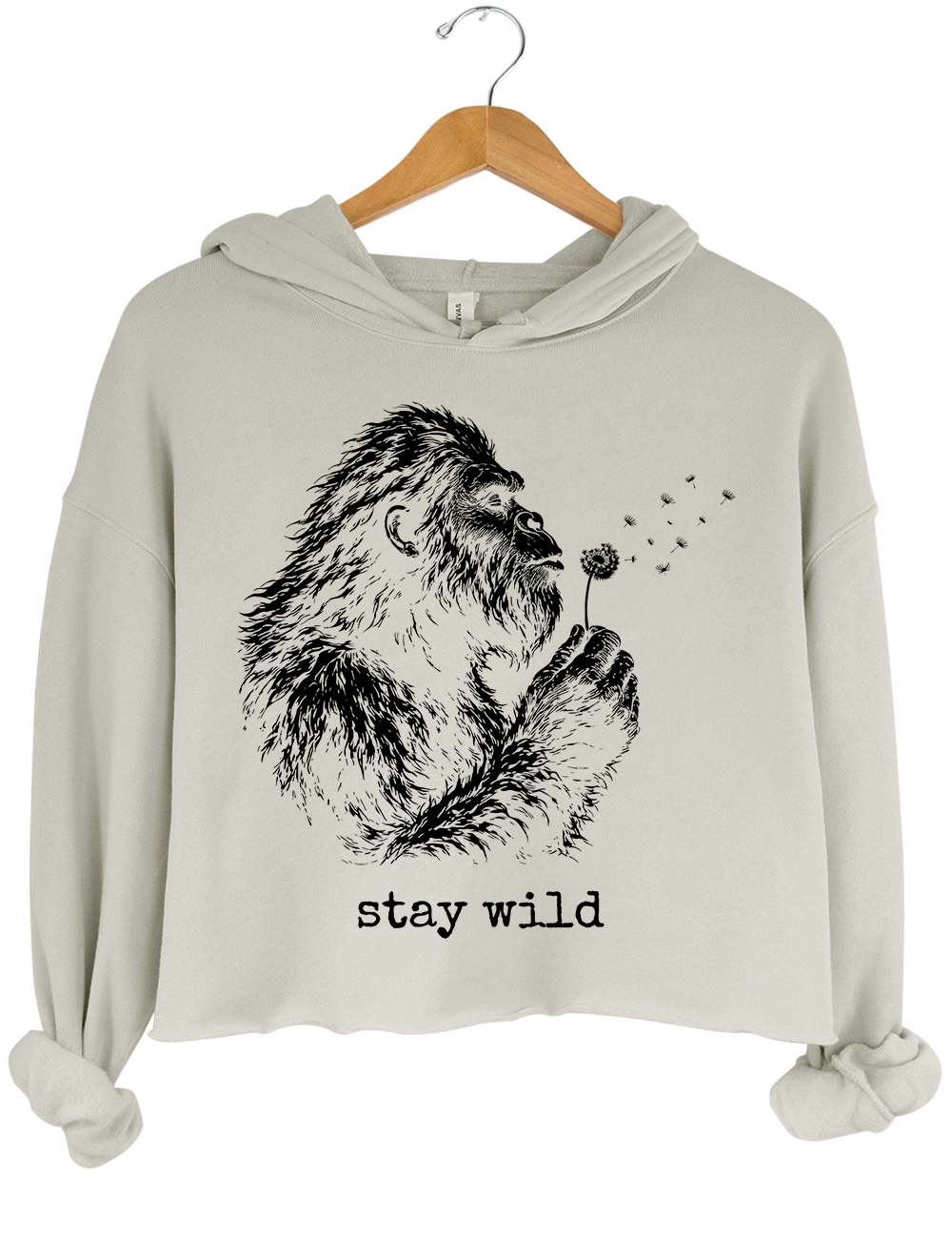 Bigfoot Dandelion Crop Hoodie