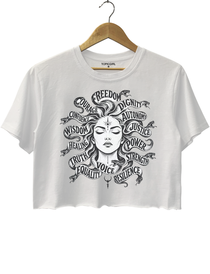Medusa Mythical Crop Top