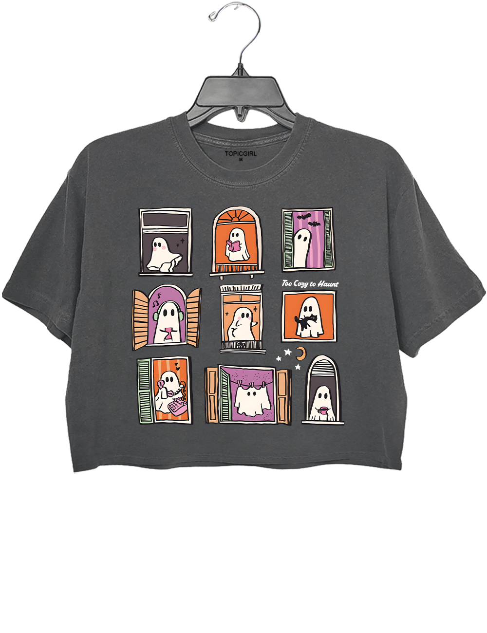 Too Cozy To Haunt Crop Top
