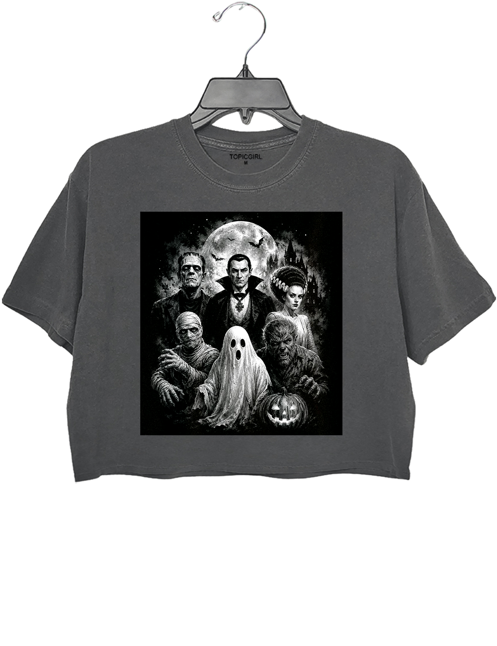 Monsters Halloween Crop Top