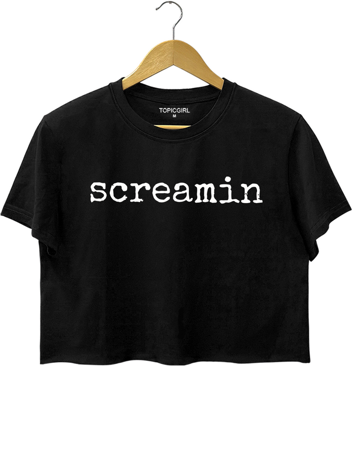 Screaming Crop Top