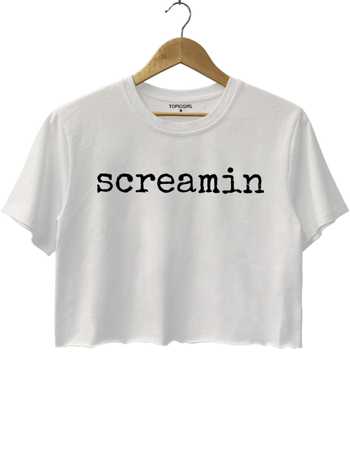 Screaming Crop Top