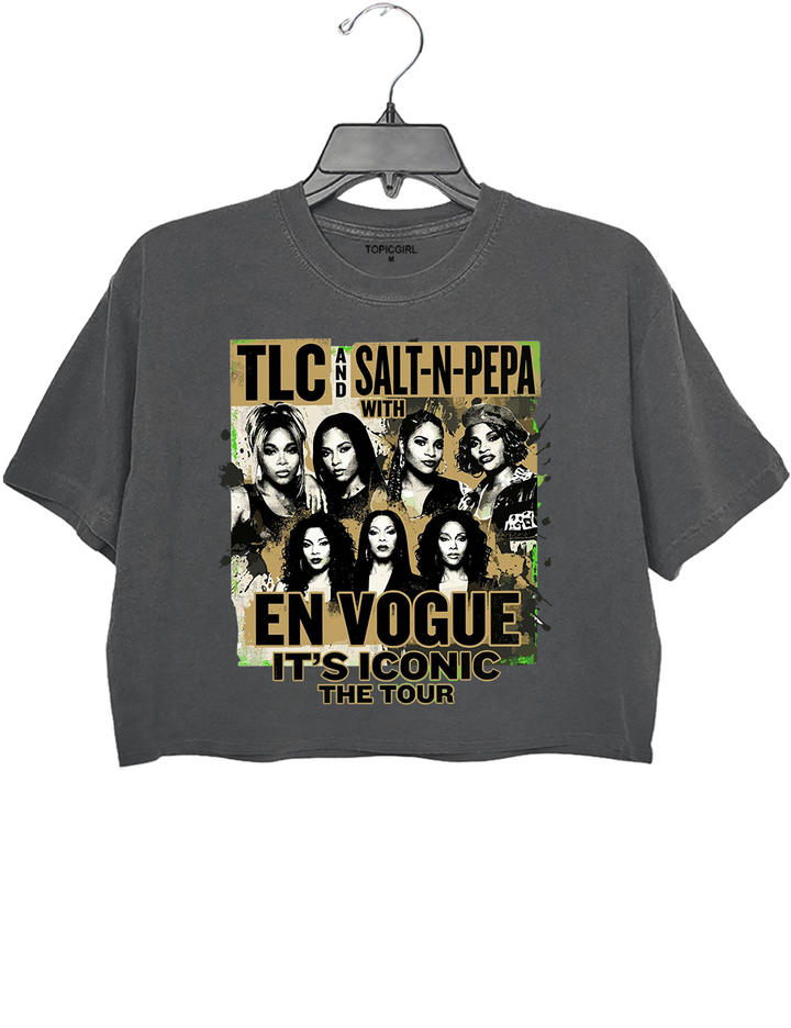 TLC Salt-N-Pepa En Vogue Tour Crop Top