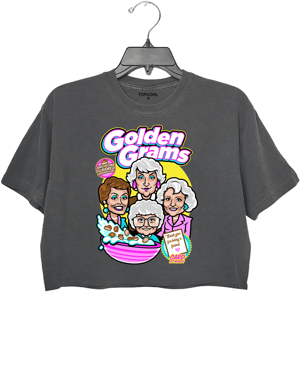 The Golden Girls Golden Grahams Crop Top