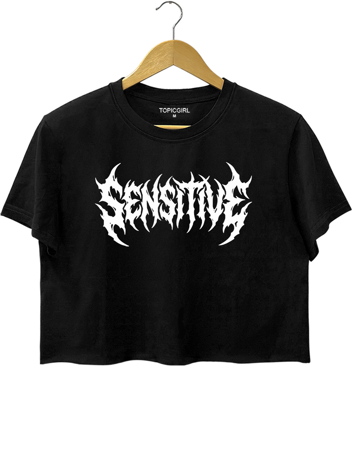 Sensitivity And Empathy Is A Strength Crop Top