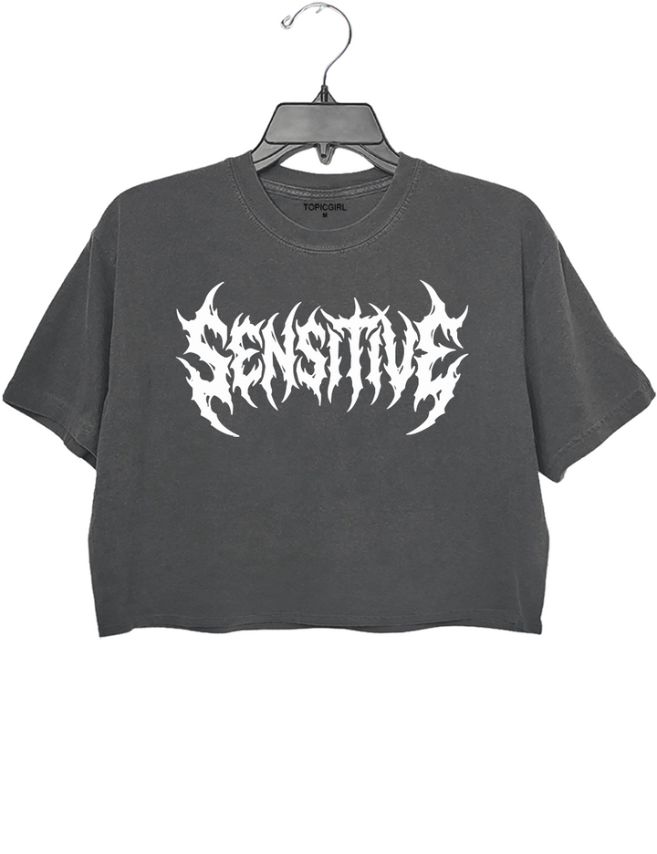 Sensitivity And Empathy Is A Strength Crop Top
