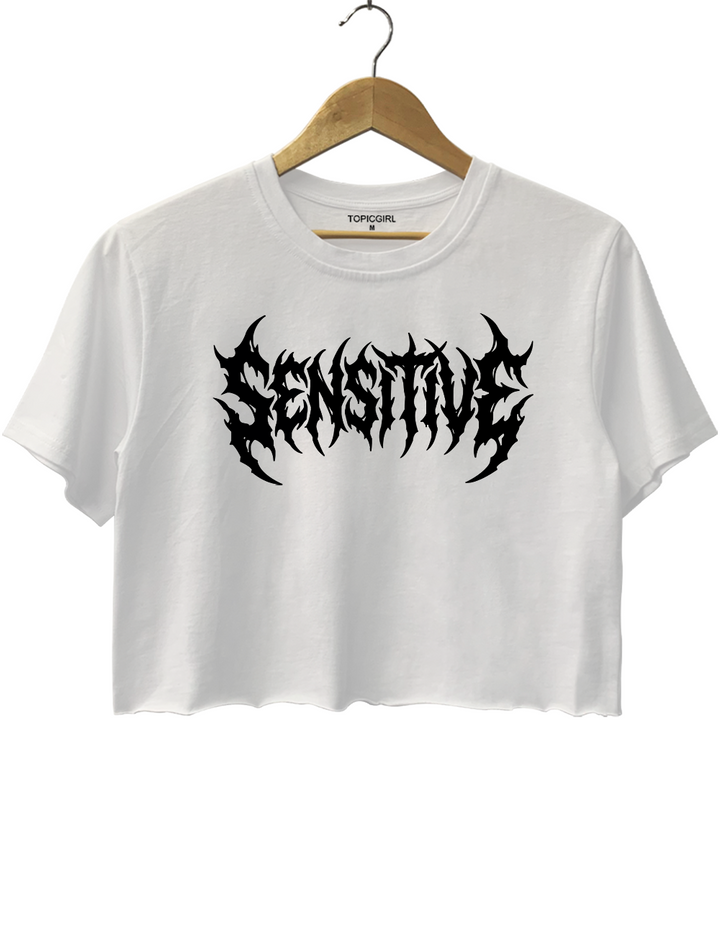 Sensitivity And Empathy Is A Strength Crop Top