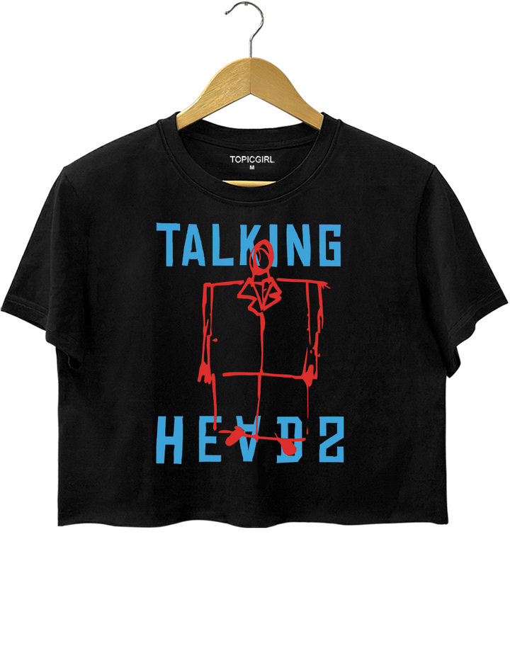 David Byrne Suit Talking Heads Crop Top