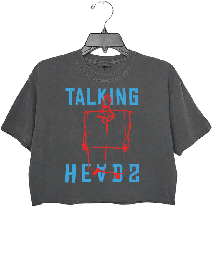 David Byrne Suit Talking Heads Crop Top