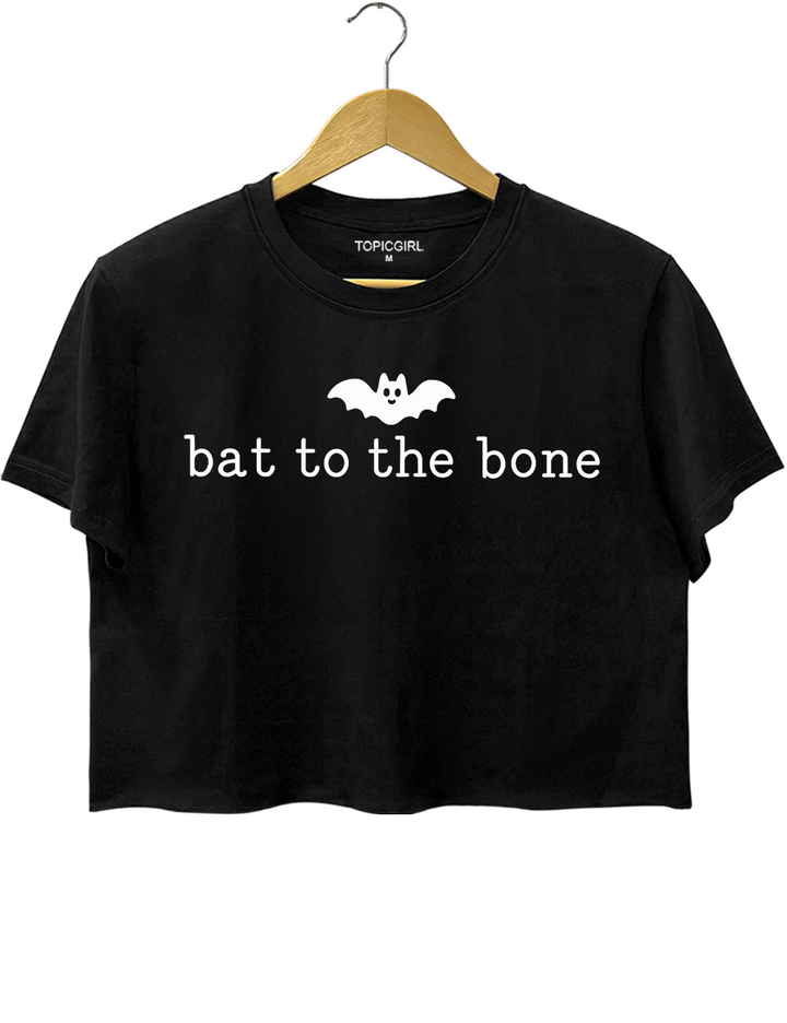 Bat To The Bone Crop Top